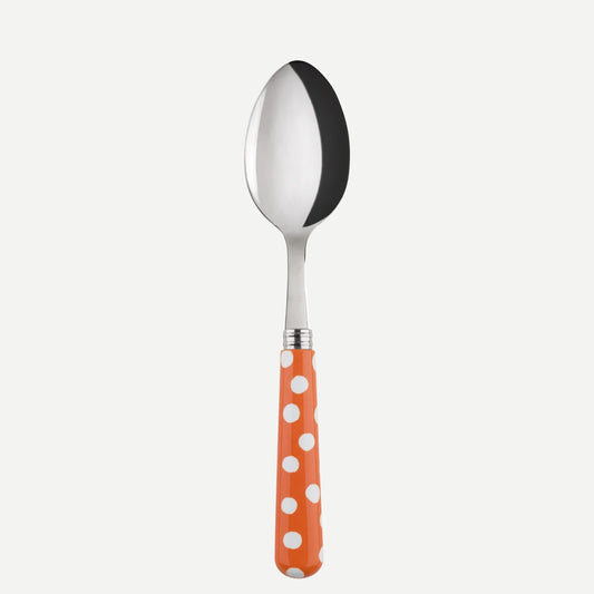 Sabre Paris White Dots, Orange Soup Spoon