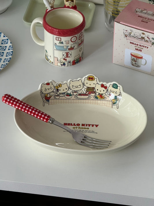 Sanrio Hello Kitty HOME deep plate