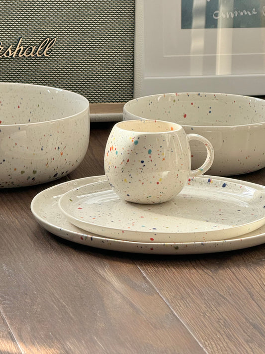 Egg Back Home Rainbow Splatter New Party Egg Mug