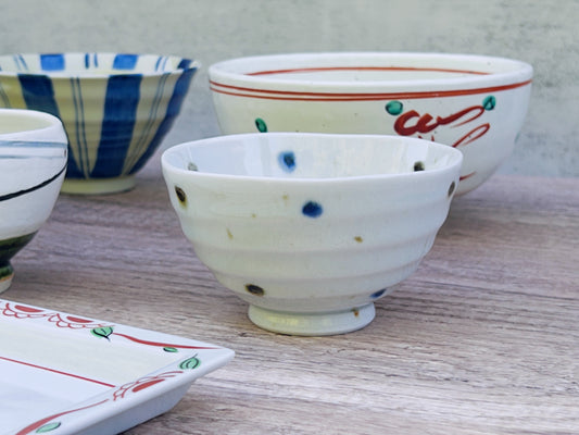 Polka Dot Rice Bowl