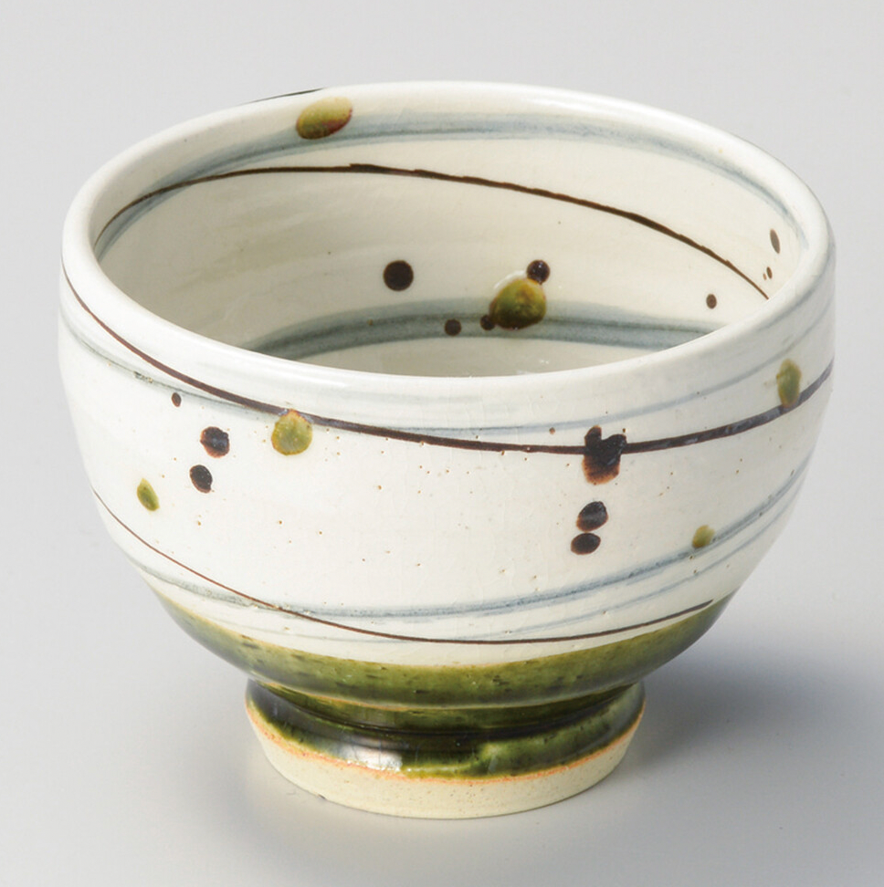 Handcraft Orbit Woven Strip Matcha Bowl