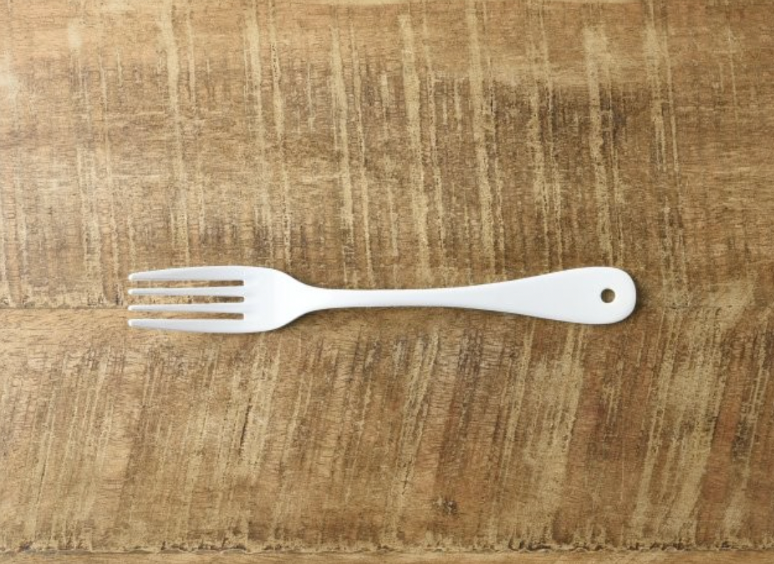 Tsubamesanjo White Enamel Fork