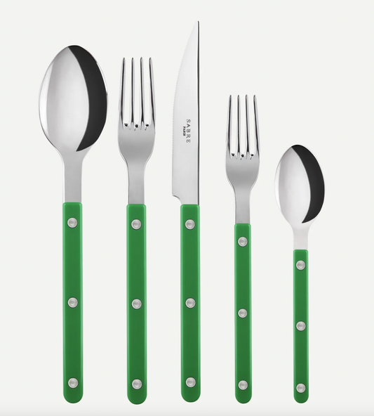 Sabre Paris Bistrot Solid Garden Green 5 pieces set