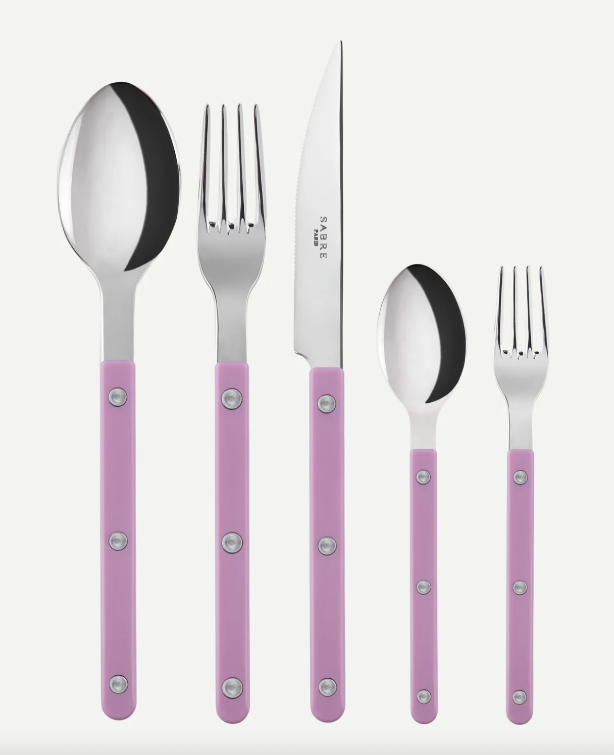 Sabre Paris Bistrot Solid Pink 5 pieces set