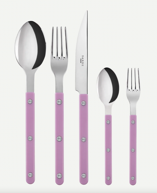 Sabre Paris Bistrot Solid Pink 5 pieces set