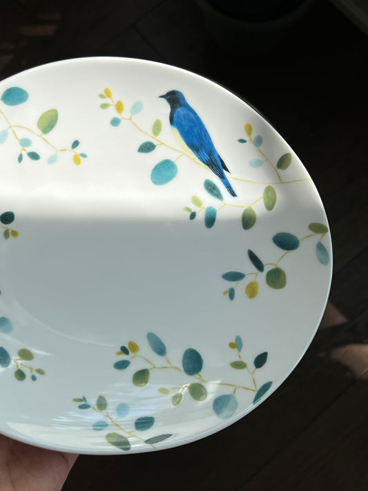 Birds and Branches Porcelain Bowls and Plates