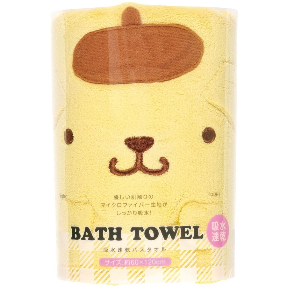 Sanrio Pomupomupurin Bath Towel