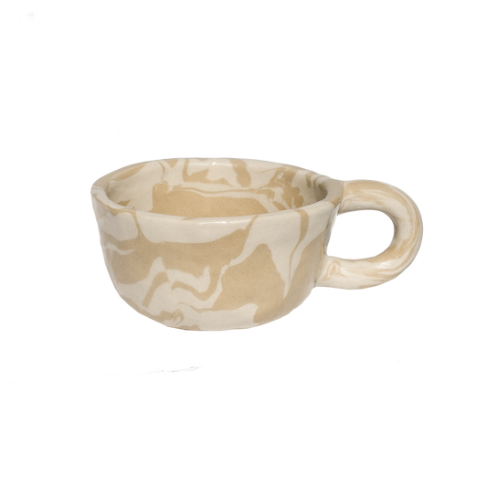 Pollygarden Latte Mug Marble Yellow Large