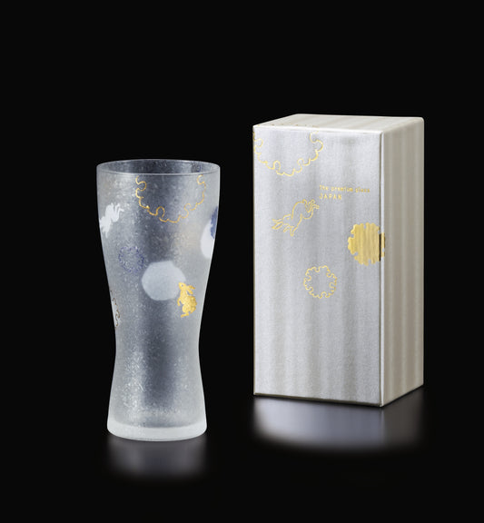 ISHIZUKA Glass Aderia Premium RABBIT & SNOW Frothing Beer Glass