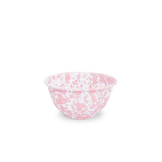 Splatter Pink Footed Bowl