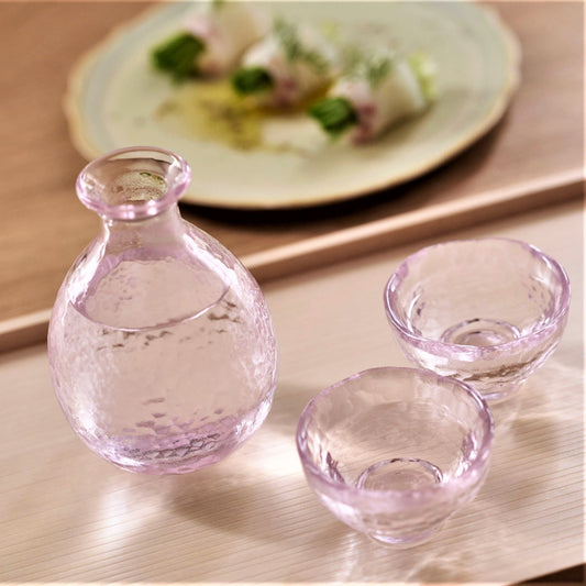 ISHIZHUKA Glass Tsugaru Vidro Heat Resistant Sakura Sake Glass