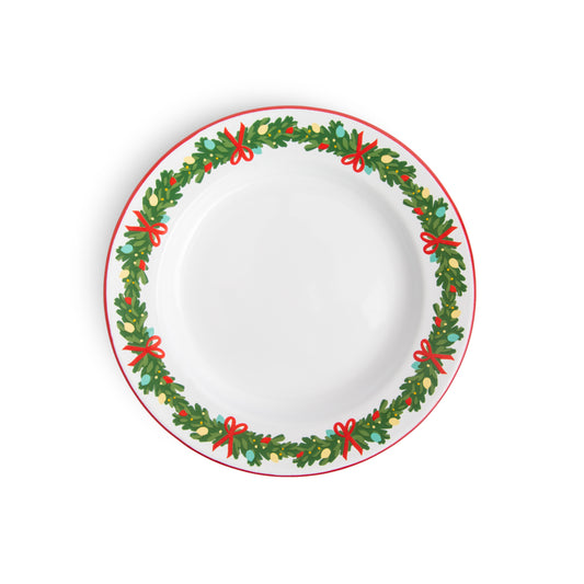 Helmsie x CCH Christmas Garland Dinner Plate