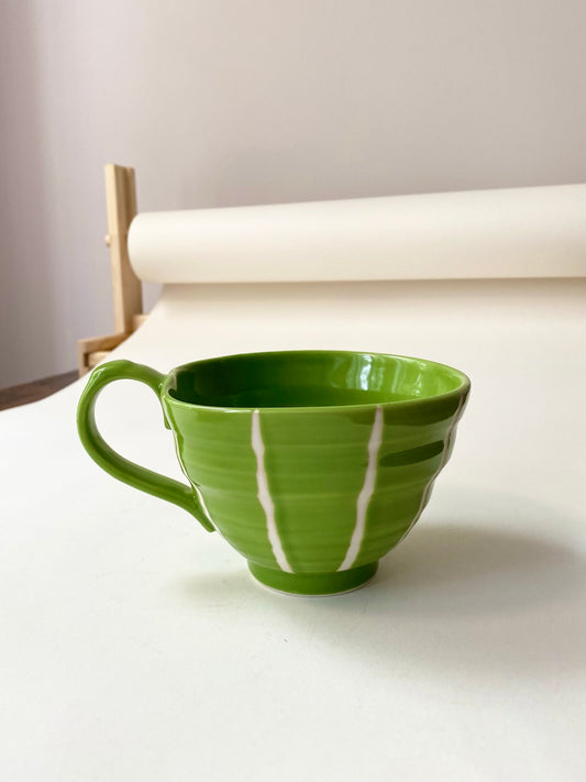 Fysm Color Greeny Coffee mug HASAMI WARE