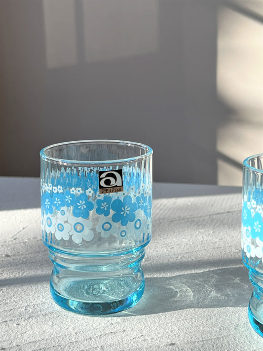 ISHIZUKA Glass ADERIA RETRO Stacking Glass Pair Set - Hananowa