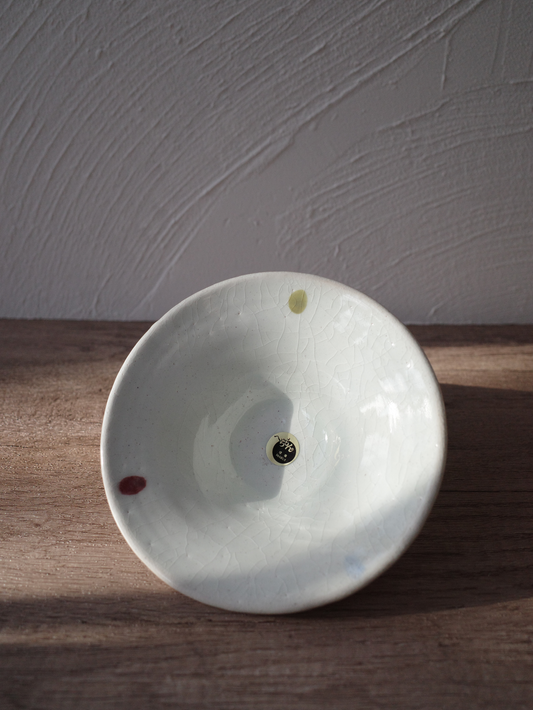 Hechimon Handmade Viola bowl SHIGARAKI Ware