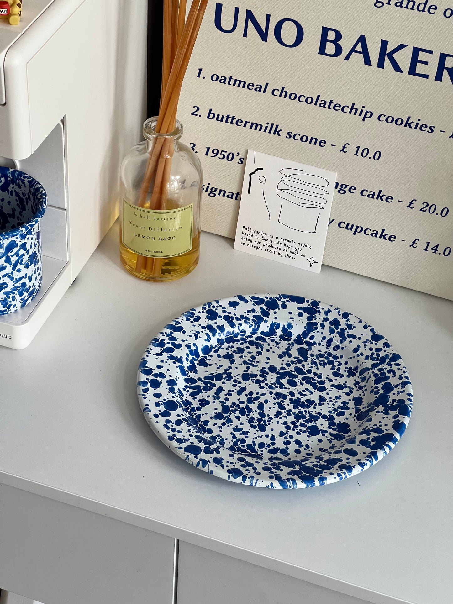 Splatter Salad Plate (New Colour Added)