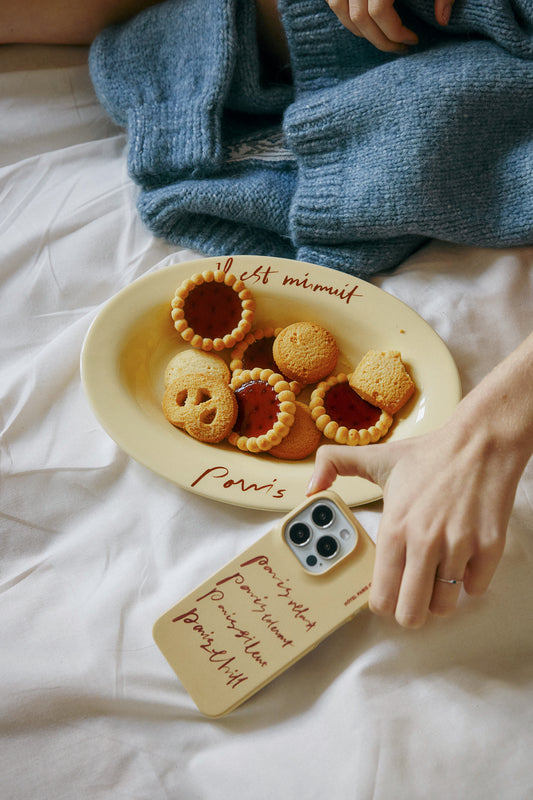 Midnight Stoneware Plate (Oval)