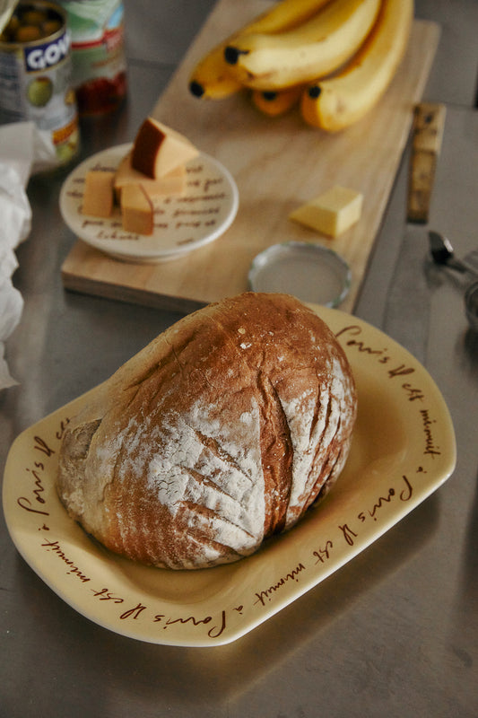 Midnight Stoneware Plate (Square)