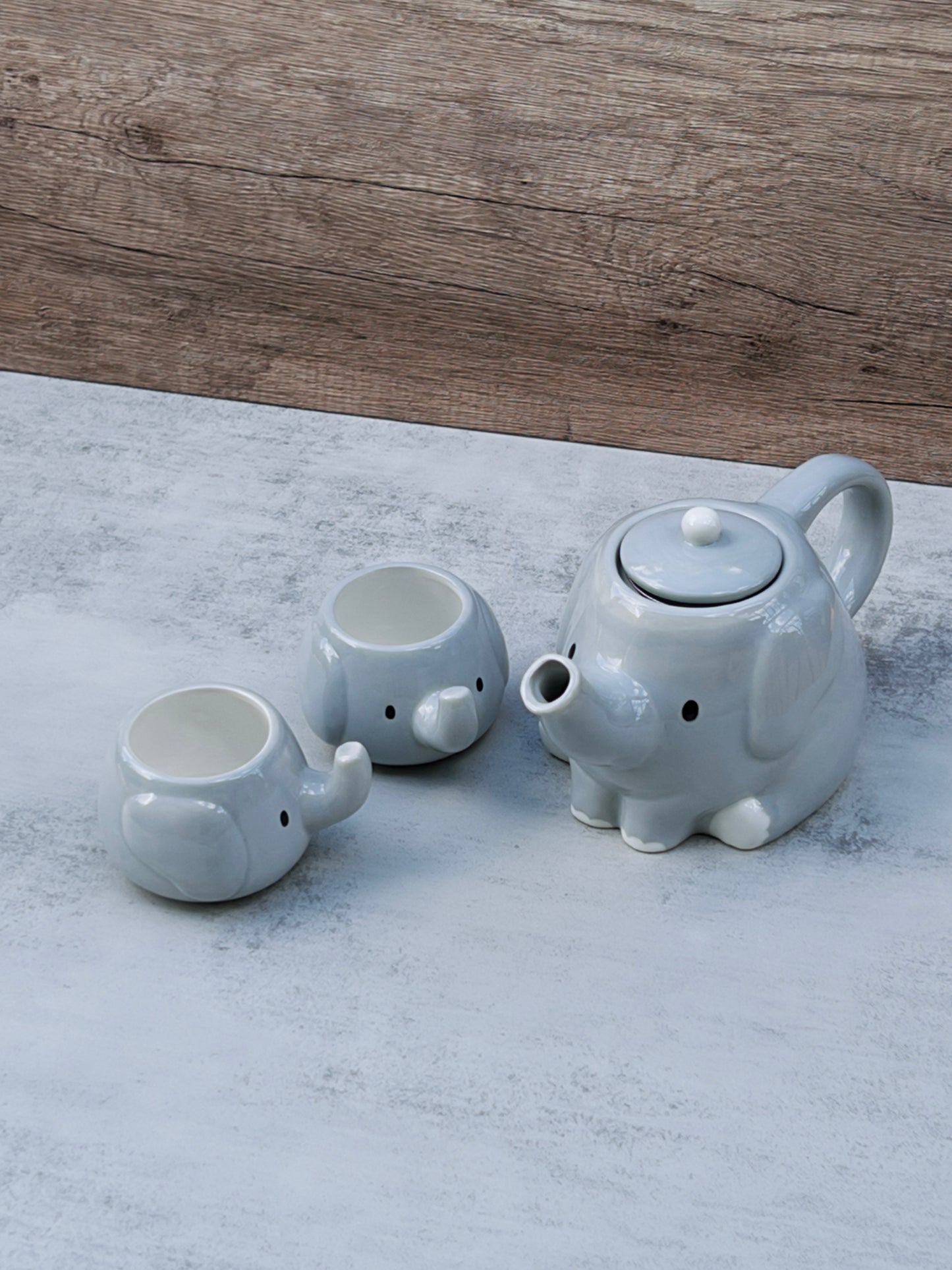Big Elephant and Baby Elephant Teapot Tea Set (last two）