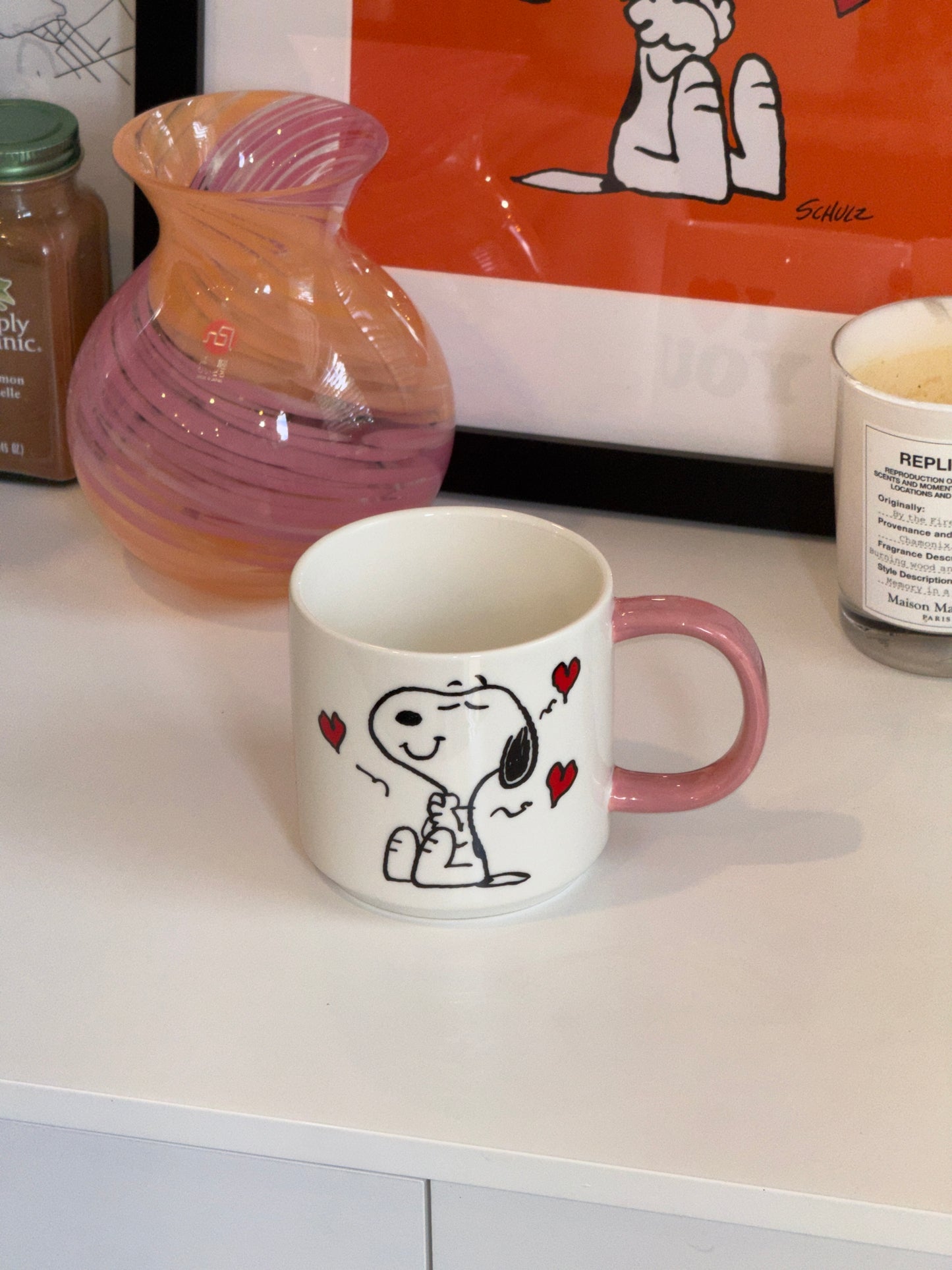 Peanuts Snoopy I Love You mug