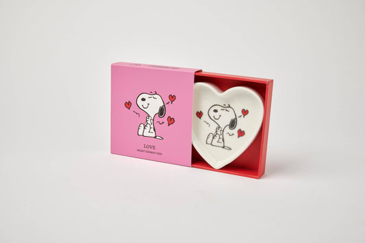 Peanuts Snoopy Heart Shaped Trinket Dish - Love