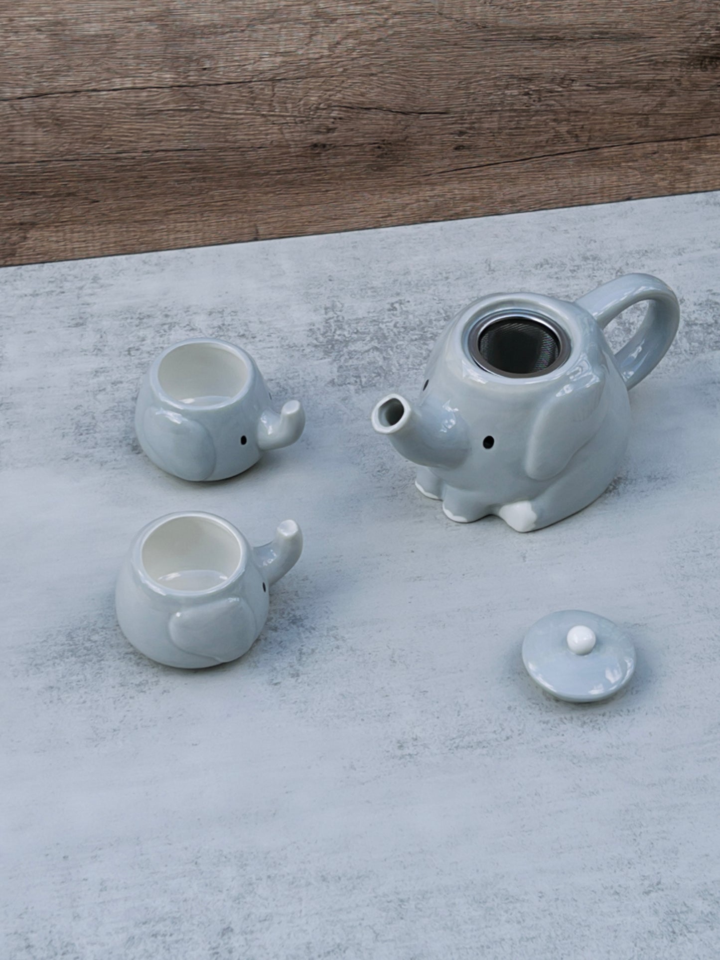 Big Elephant and Baby Elephant Teapot Tea Set (last two）