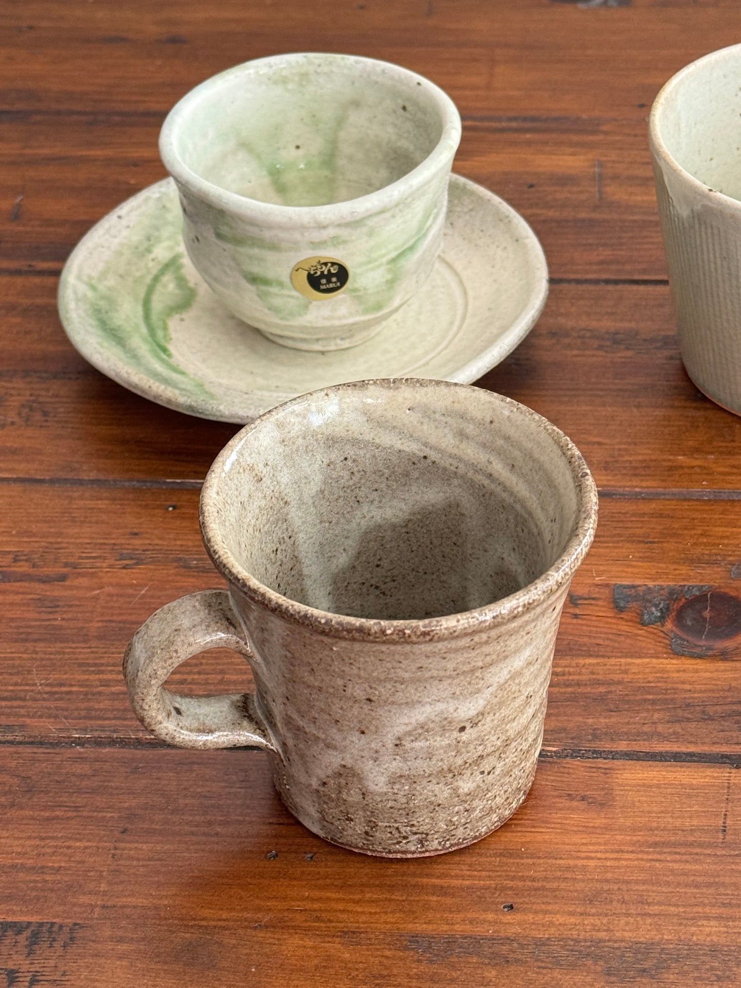 Hechimon Handcrafted Ash Brush Mug