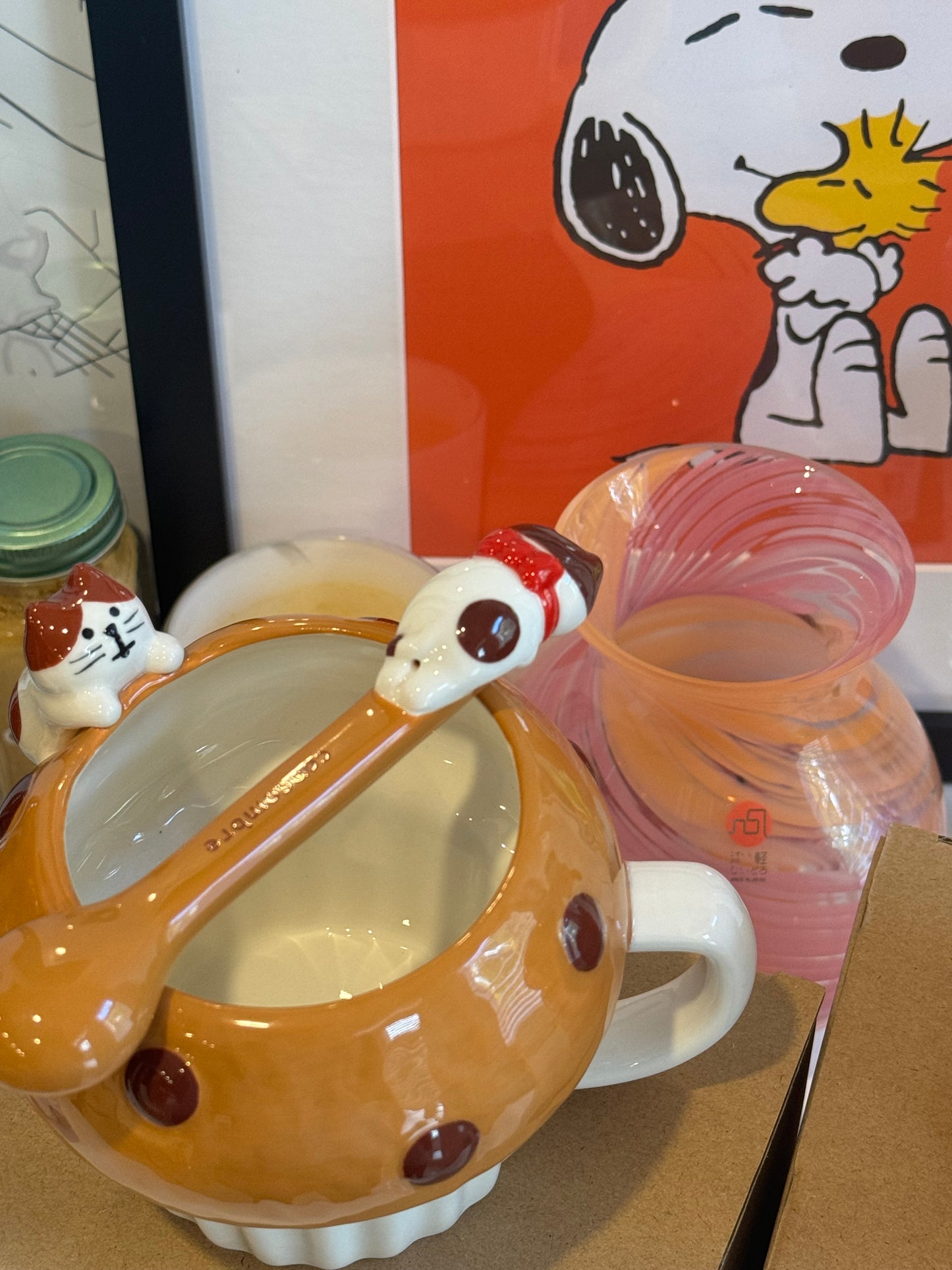 DECOLE concombre Baguette Spoon Tuxedo Cat