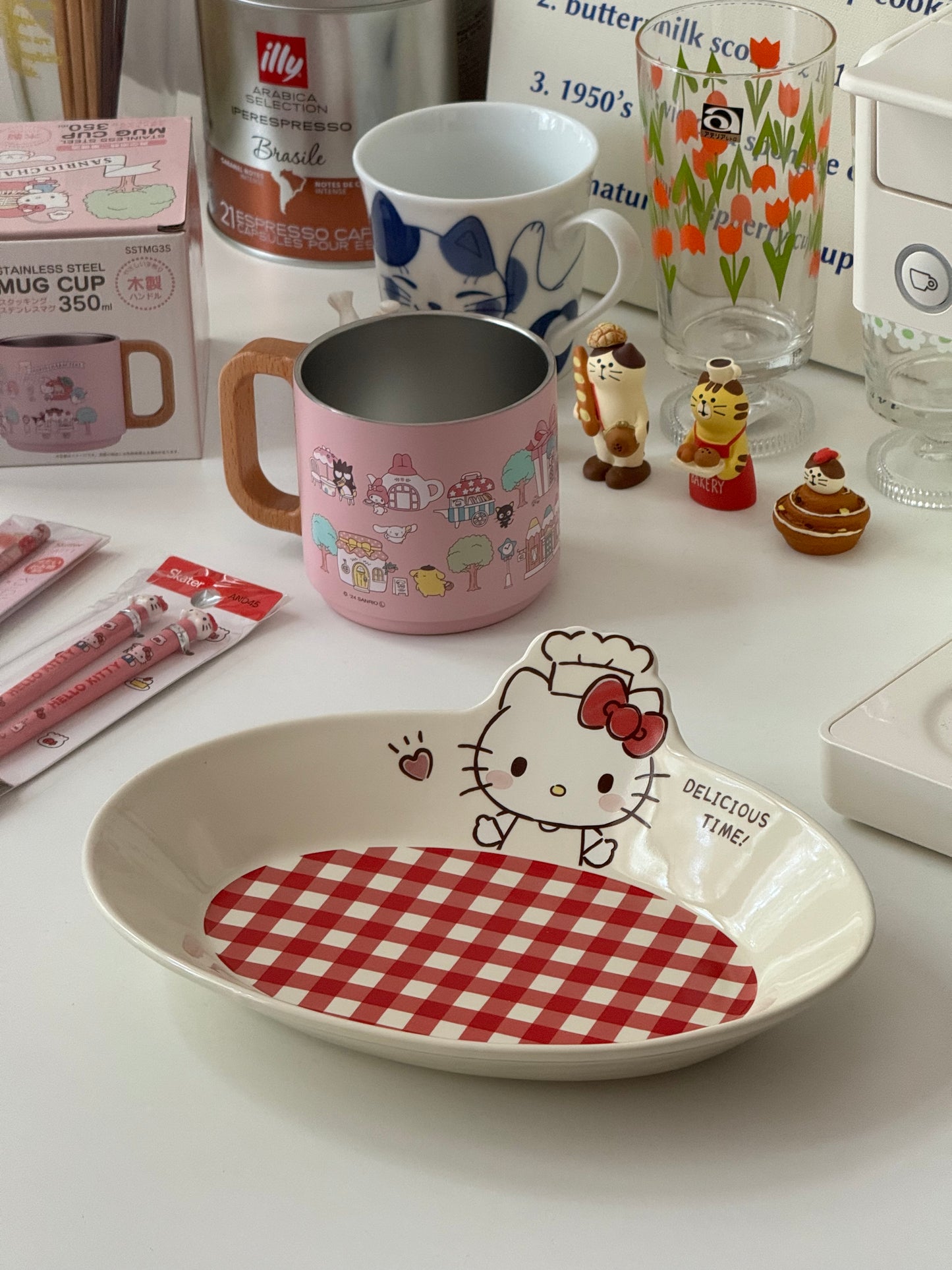 Sanrio Hello Kitty Deep Plate Pasta Plate