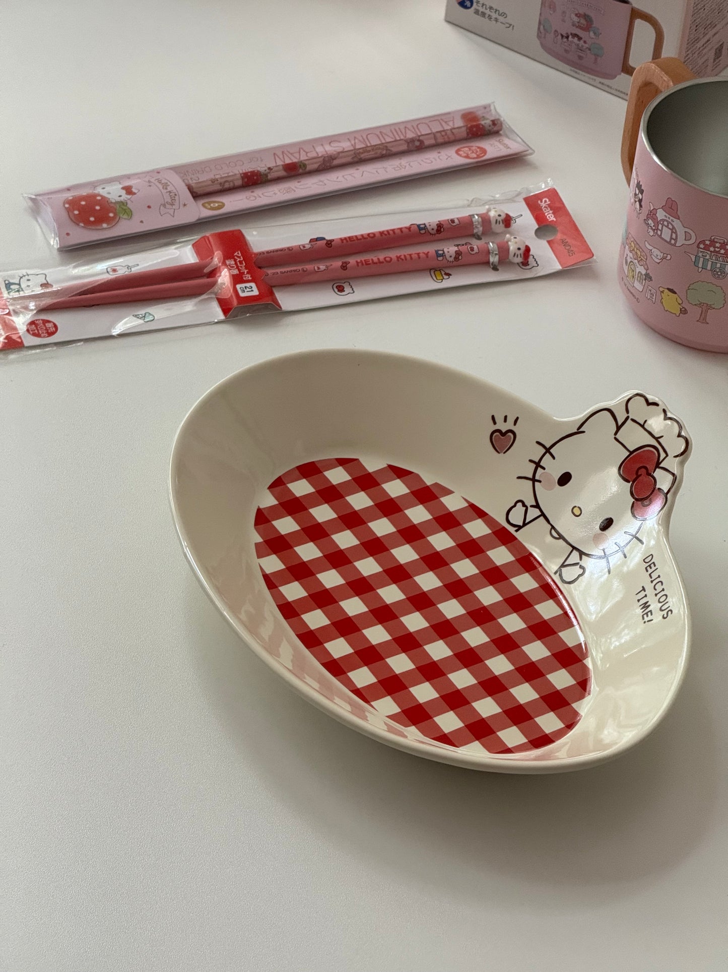 Sanrio Hello Kitty Deep Plate Pasta Plate