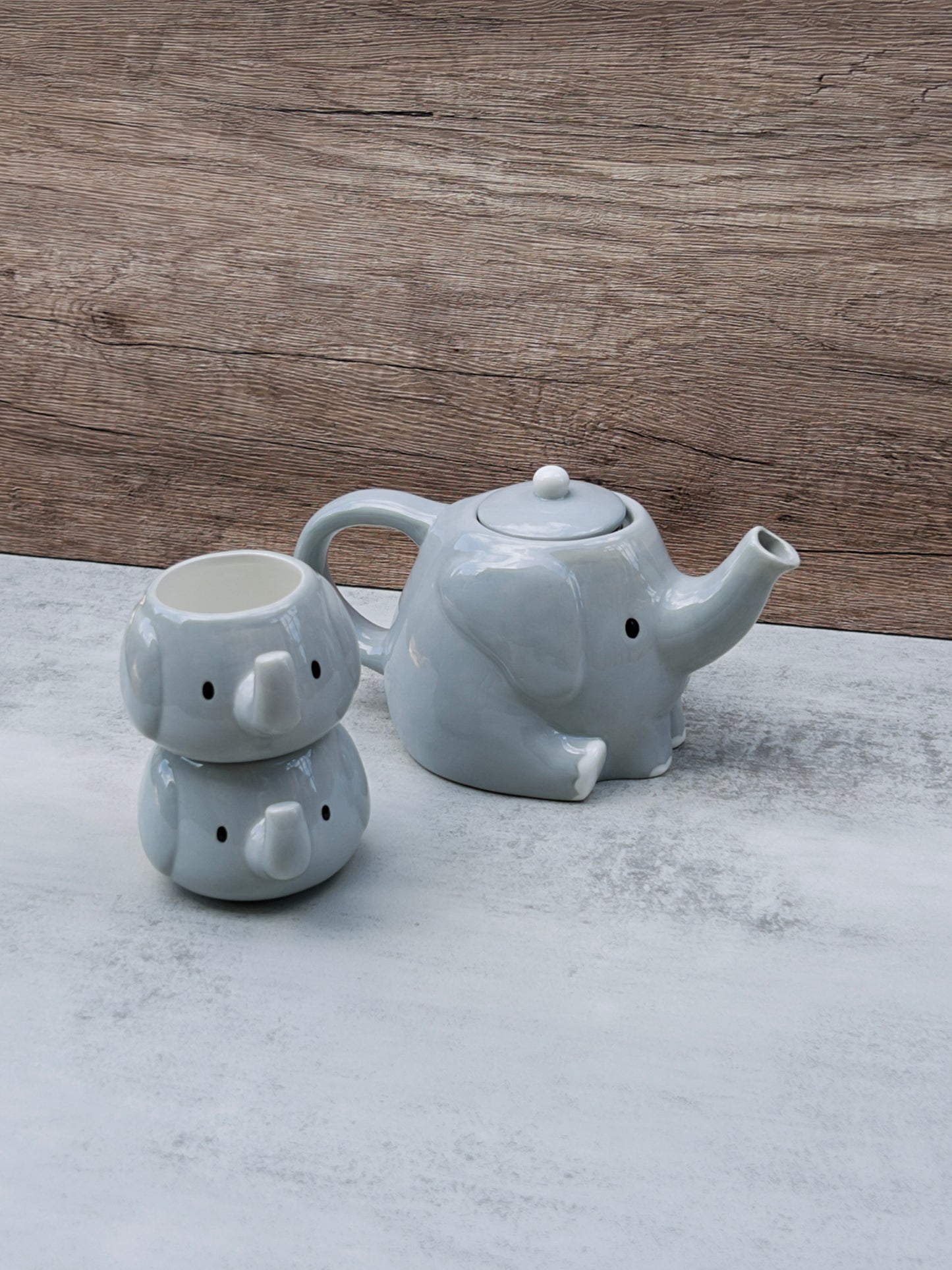 Big Elephant and Baby Elephant Teapot Tea Set (last two）