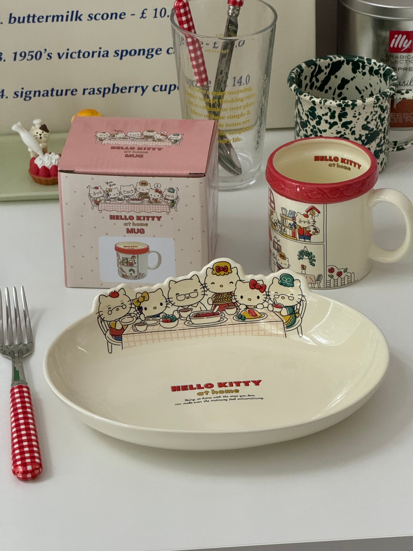 Sanrio Hello Kitty HOME deep plate