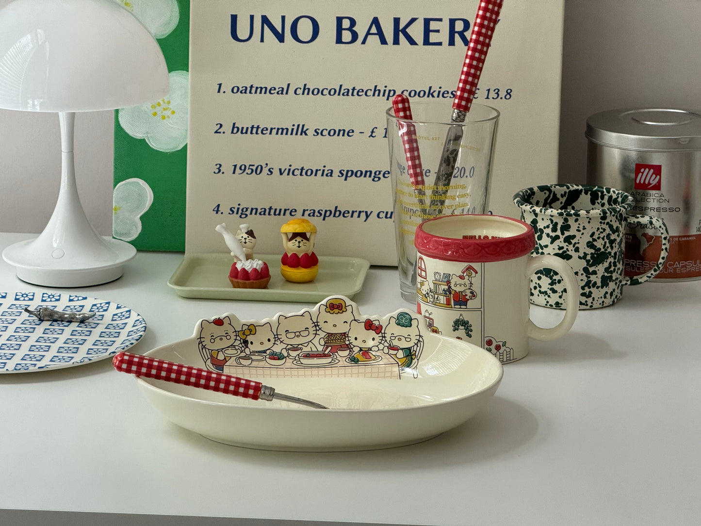 Sanrio Hello Kitty HOME deep plate