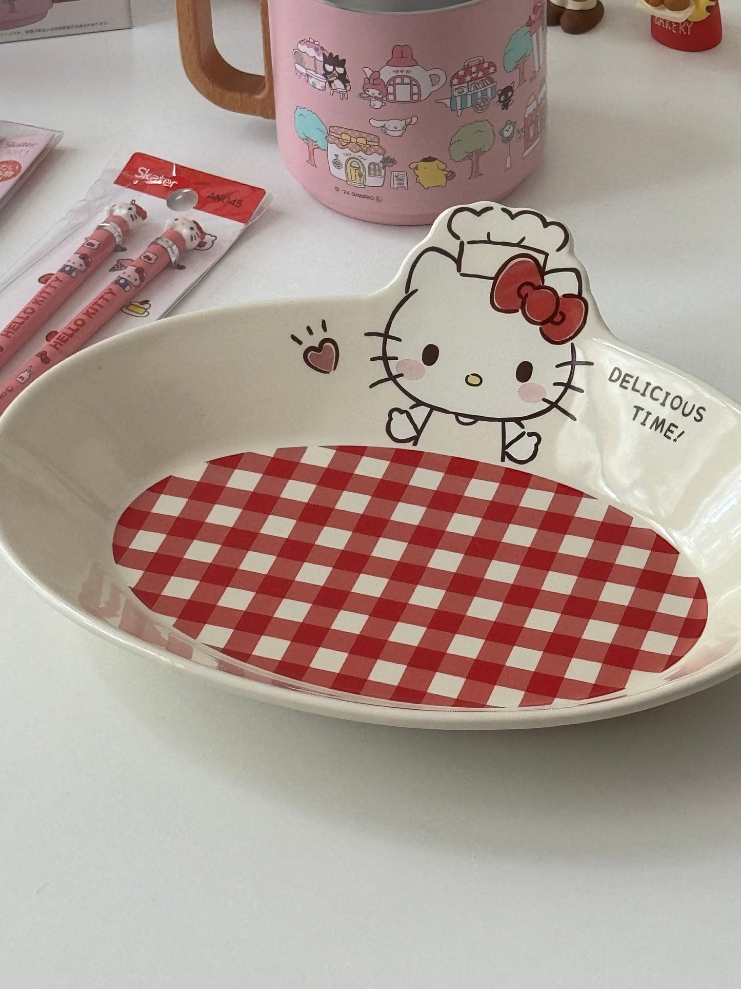 Sanrio Hello Kitty Deep Plate Pasta Plate