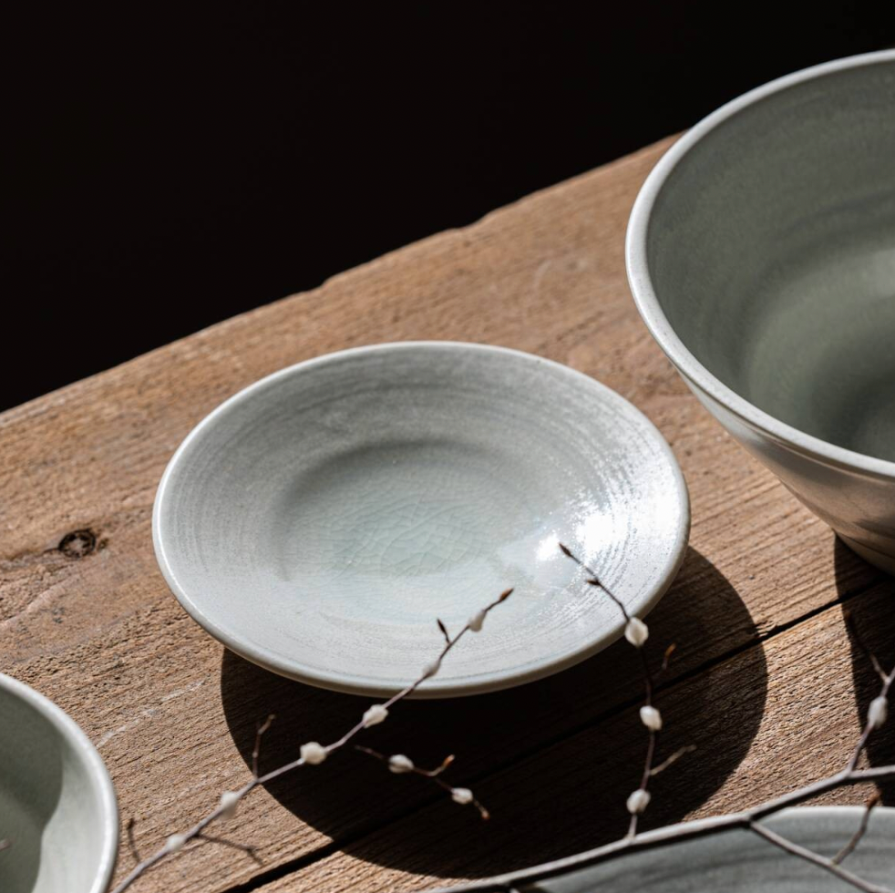 Mino Ware Frost Plate