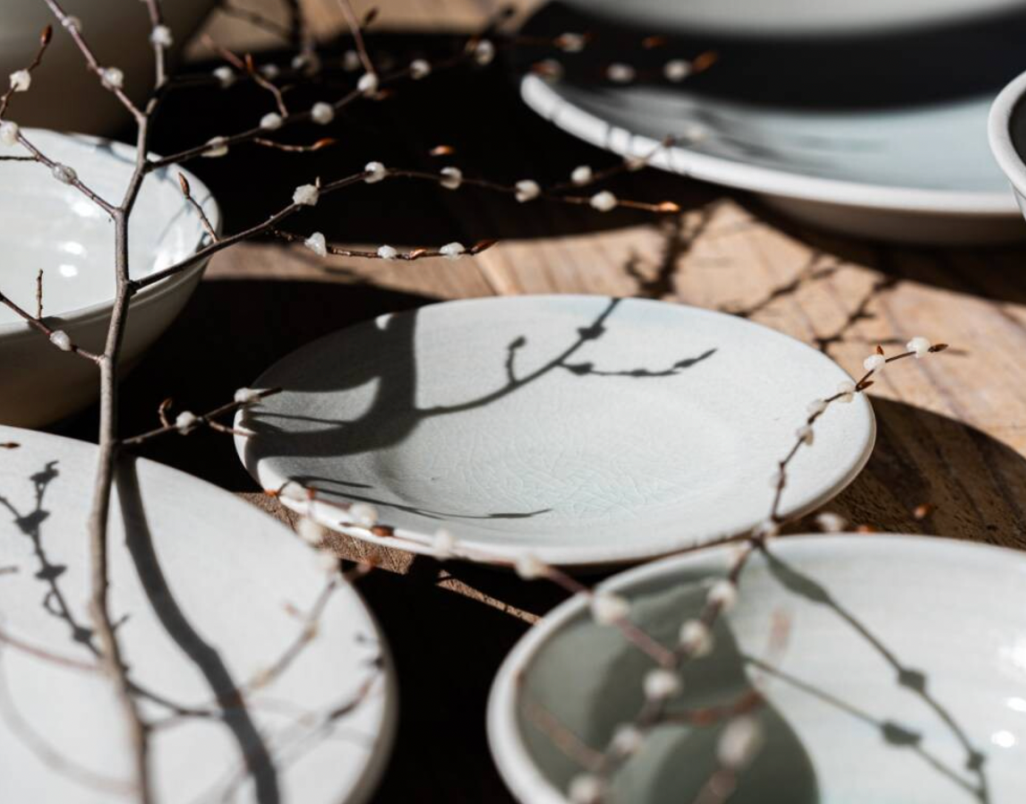 Mino Ware Frost Plate