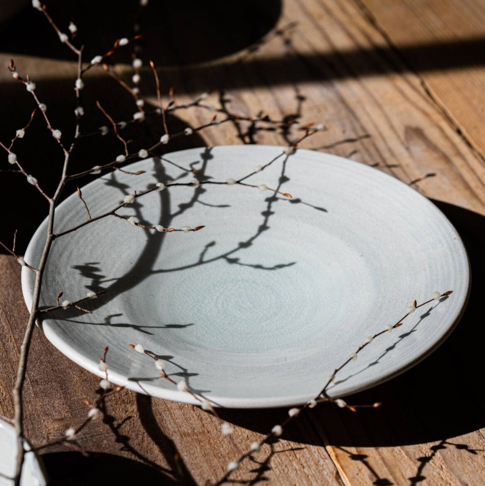 Mino Ware Frost Plate